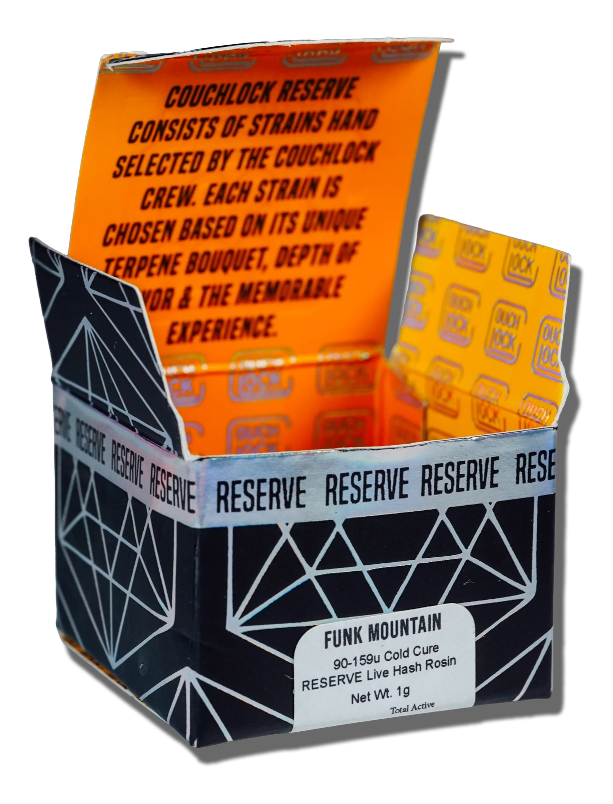 Open Couchlock Reserve live hash rosin box
