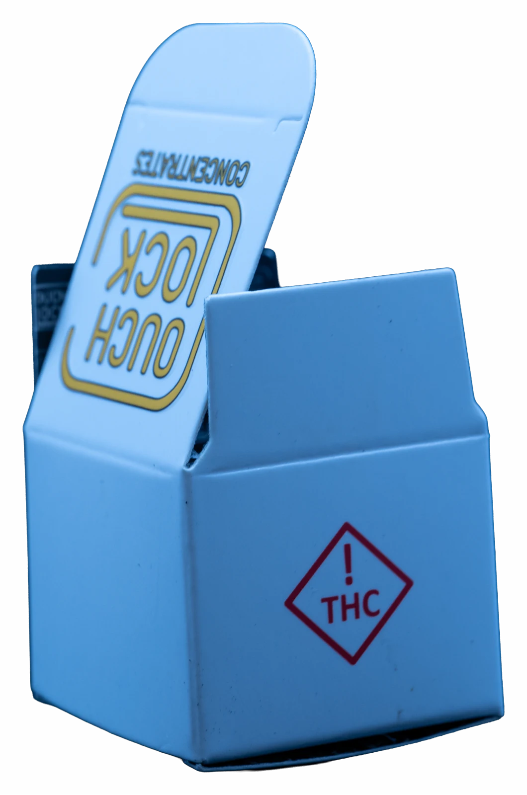 Open white Couchlock Tier 2 live hash rosin box