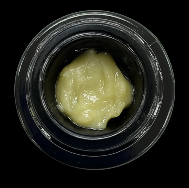 Blueberry Sugar live hash rosin in the jar