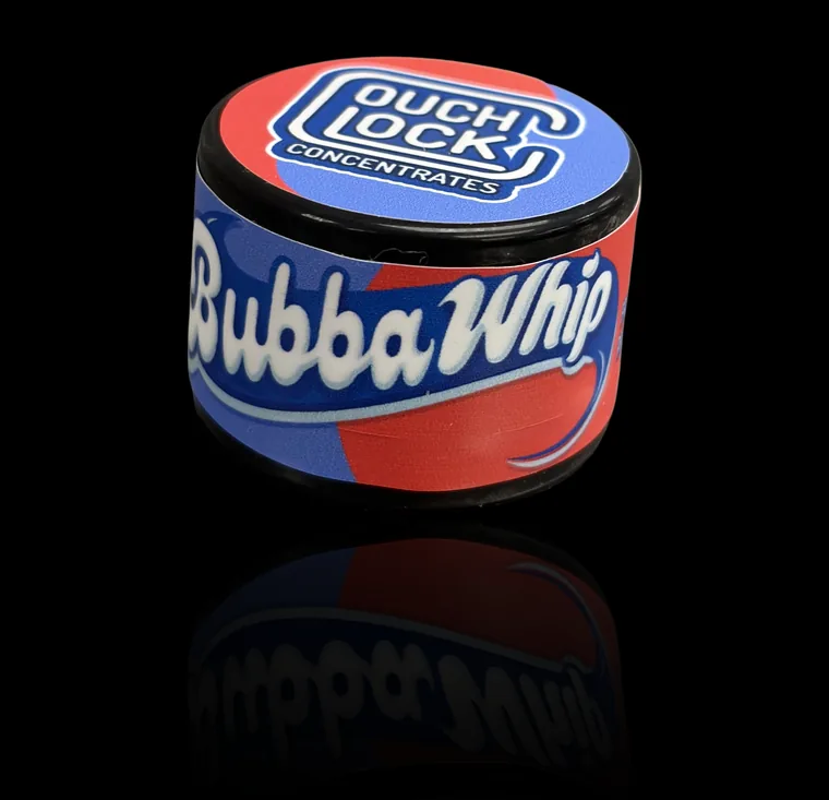 Bubba Whip #4 live rosin in a Couchlock tin