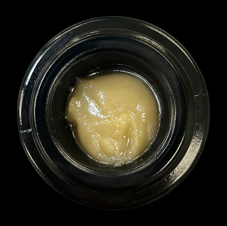 Galaxy Grease live hash rosin in the jar