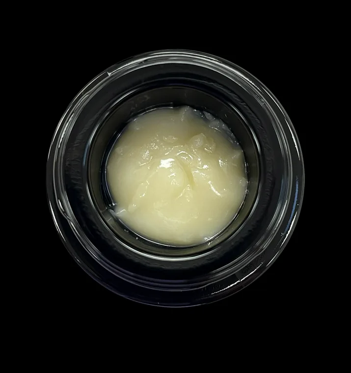 Green Wave live hash rosin in the jar