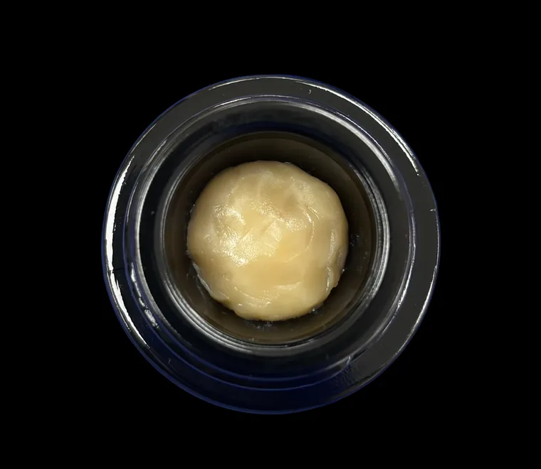 Purple Marmalade live hash rosin in the jar
