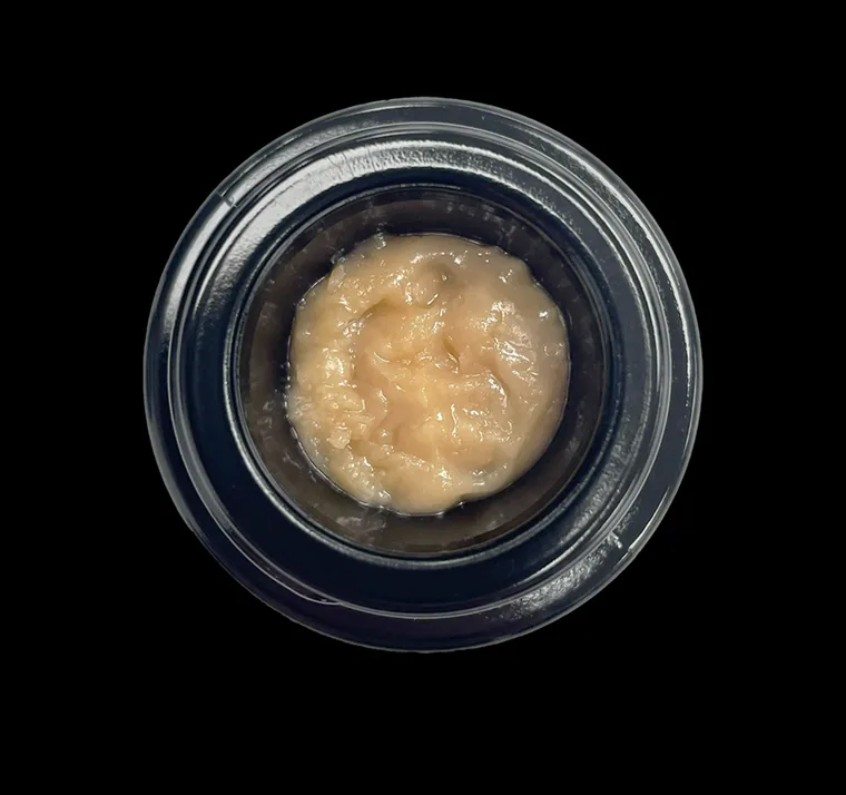Rainbow Guava live hash rosin in the jar