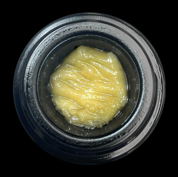 Slap n Tickle live hash rosin in the jar